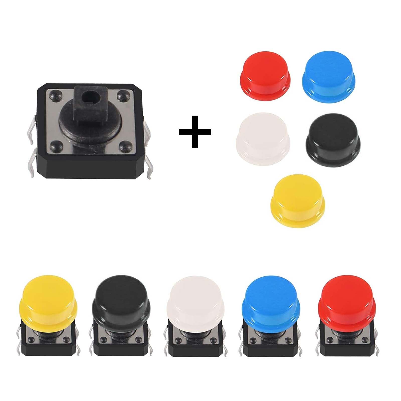 【再販】La boîte à boutons ボタンの箱 ✚⃞ྉ大小2こセット Amazon.co.jp: スイッチ ボタン 【25個セット】押しボタンスイッチ