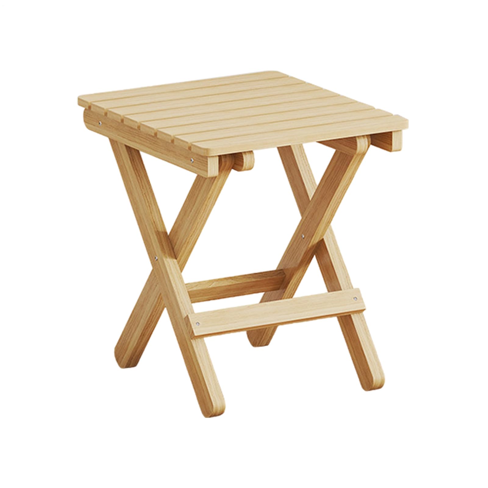 Taburete plegable - Silla plegable de madera portátil | Taburete compacto de alto rendimiento | Silla para camping, senderismo, pesca, al aire libre | Taburete de viaje ligero y duradero para adultos