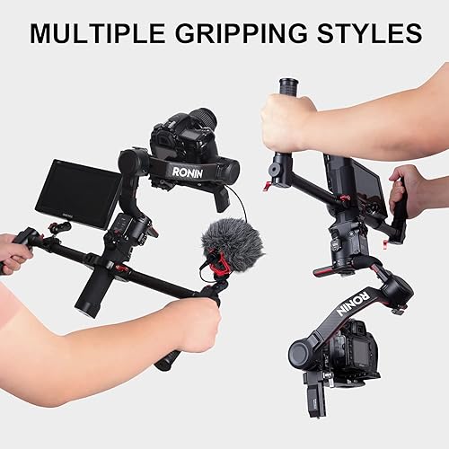Miniatura 4 de Agarre de doble mango compatible con DJI Ronin SDJI RS2DJI SCDJI RSC 2MOZA Air 2 estabilizador de mano