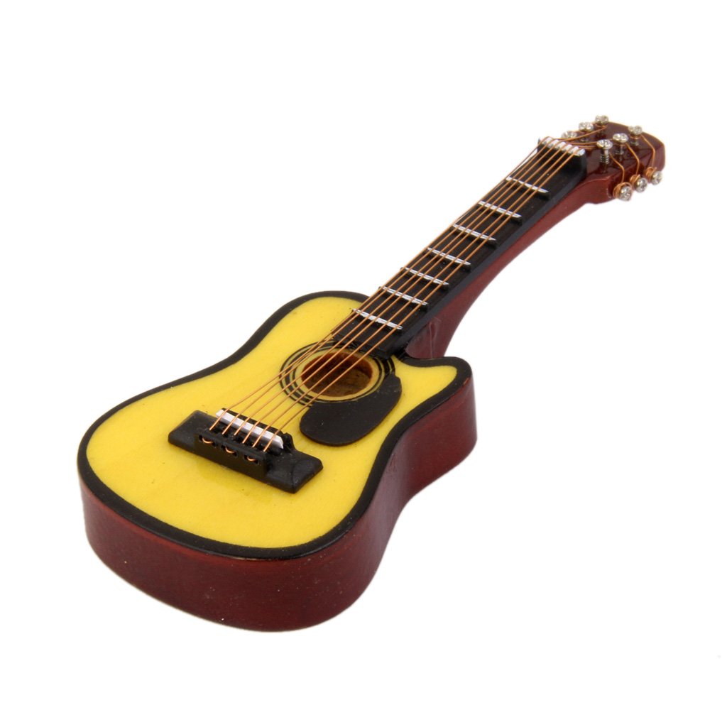 Amazon | SM SunniMix アコースティックギター 木製 1/12サイズ ドール