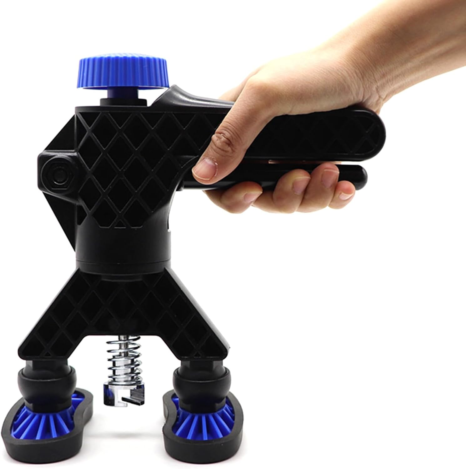 Dent Puller Tool, Adjustable Elevator Lifter Dent Repair Automotive Body with Rotation Feet and Pulling Tabs for Home Garage Use Removal Kit