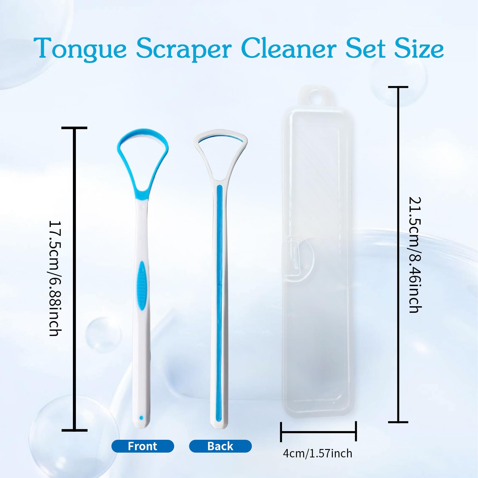 5 Pieces Tongue Scraper Cleaner for Adult & Kids - Image 2