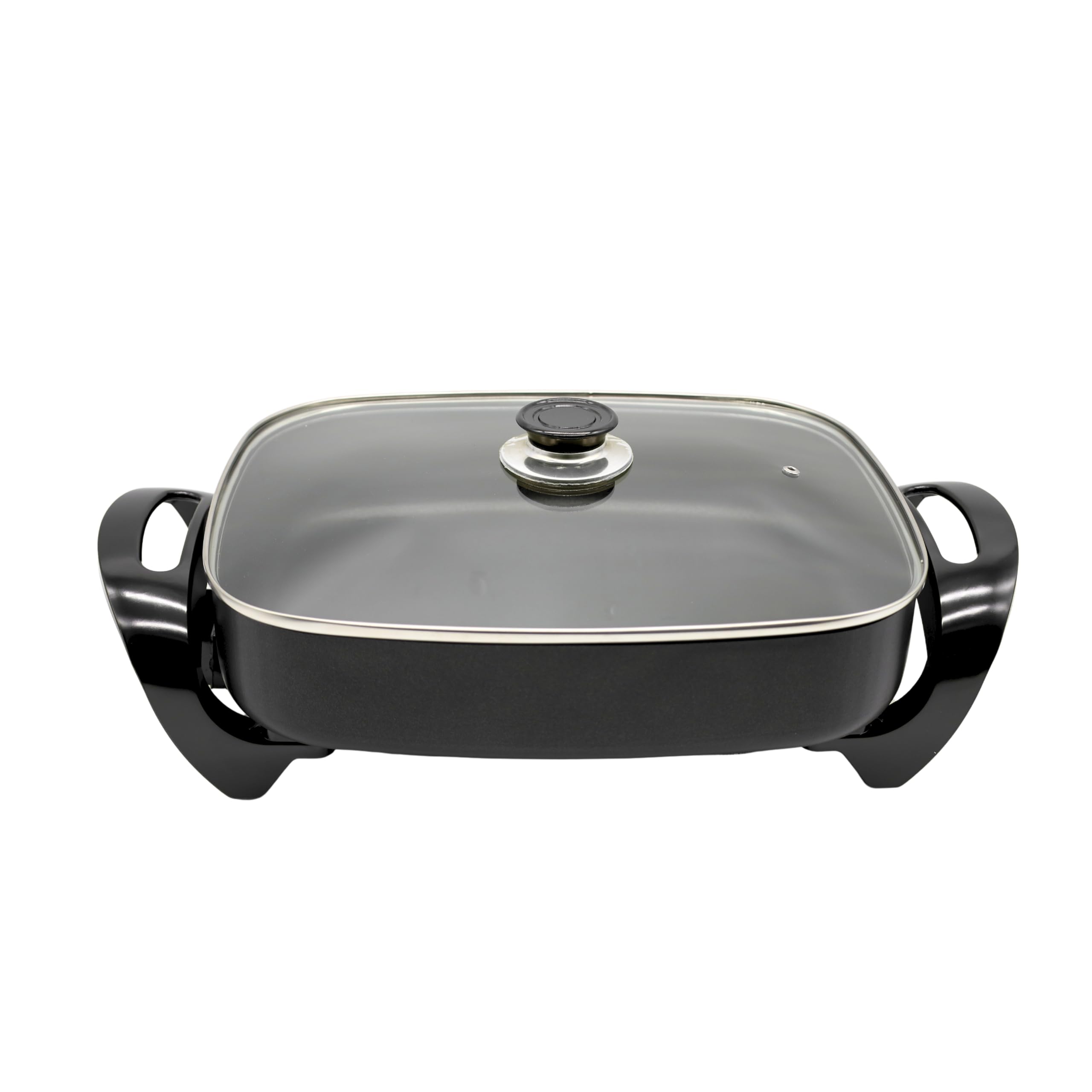 Shov Poêle MG-3040 - Poêle électrique multifonctionnelle - Poêle à pizza - Poêle à pizza - Poêle de fête Ø 30 x 40 cm