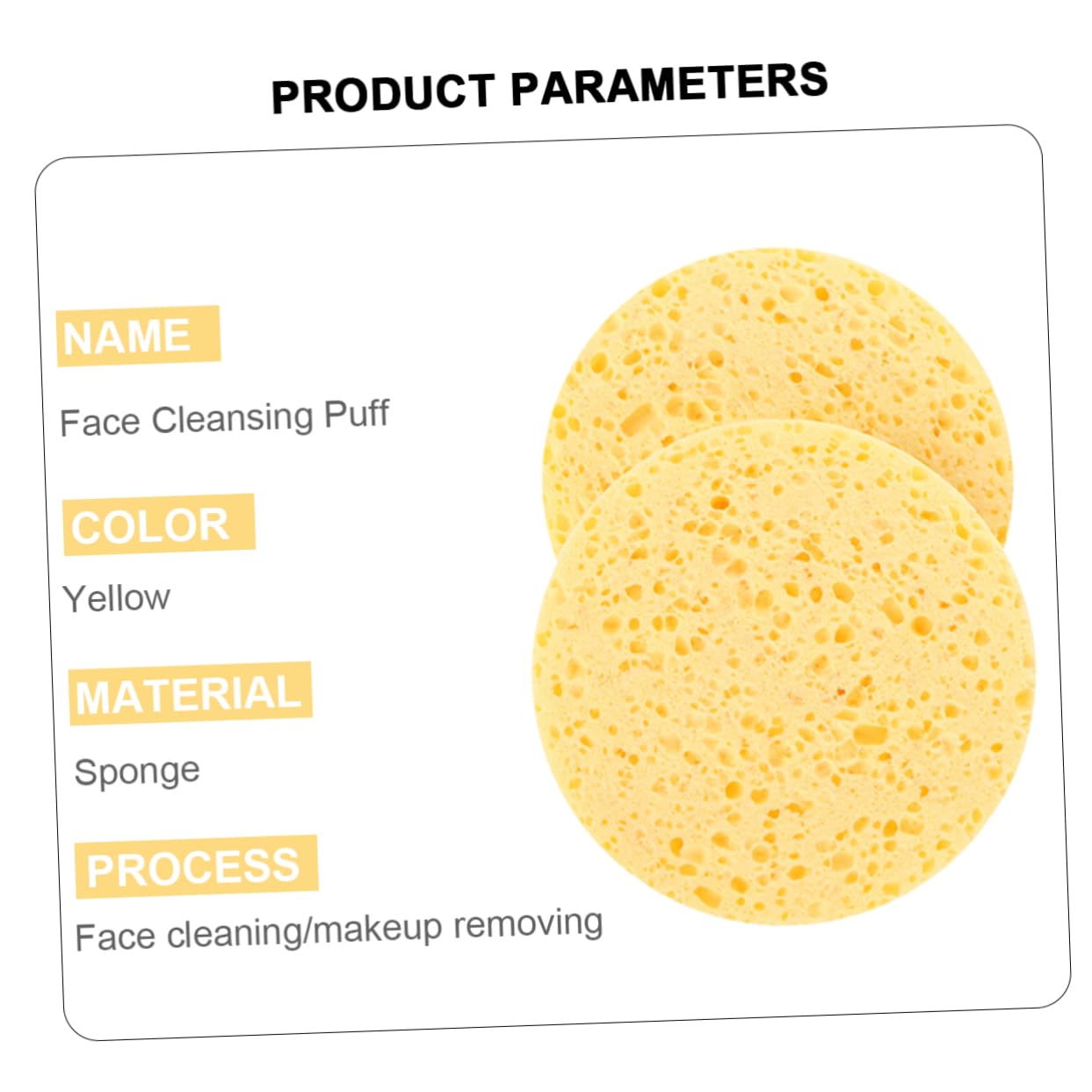 Angoily 80pezzi Spugne Naturali Compressa Per Struccaggio e Pulizia Viso Spugnette Morbide Per Cancellazione Makeup e Della Colore Naturale