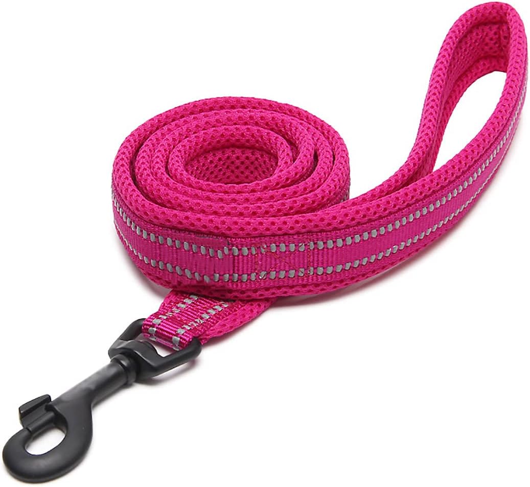 Dog Leash Slip Lead for Dogs, Dog Training Slip Leash Lead Rope, Nylon Adjustable Pet Lead for Small Medium DogsRope Dog Lead(Size:1.1mx1.5cm,Color:red)