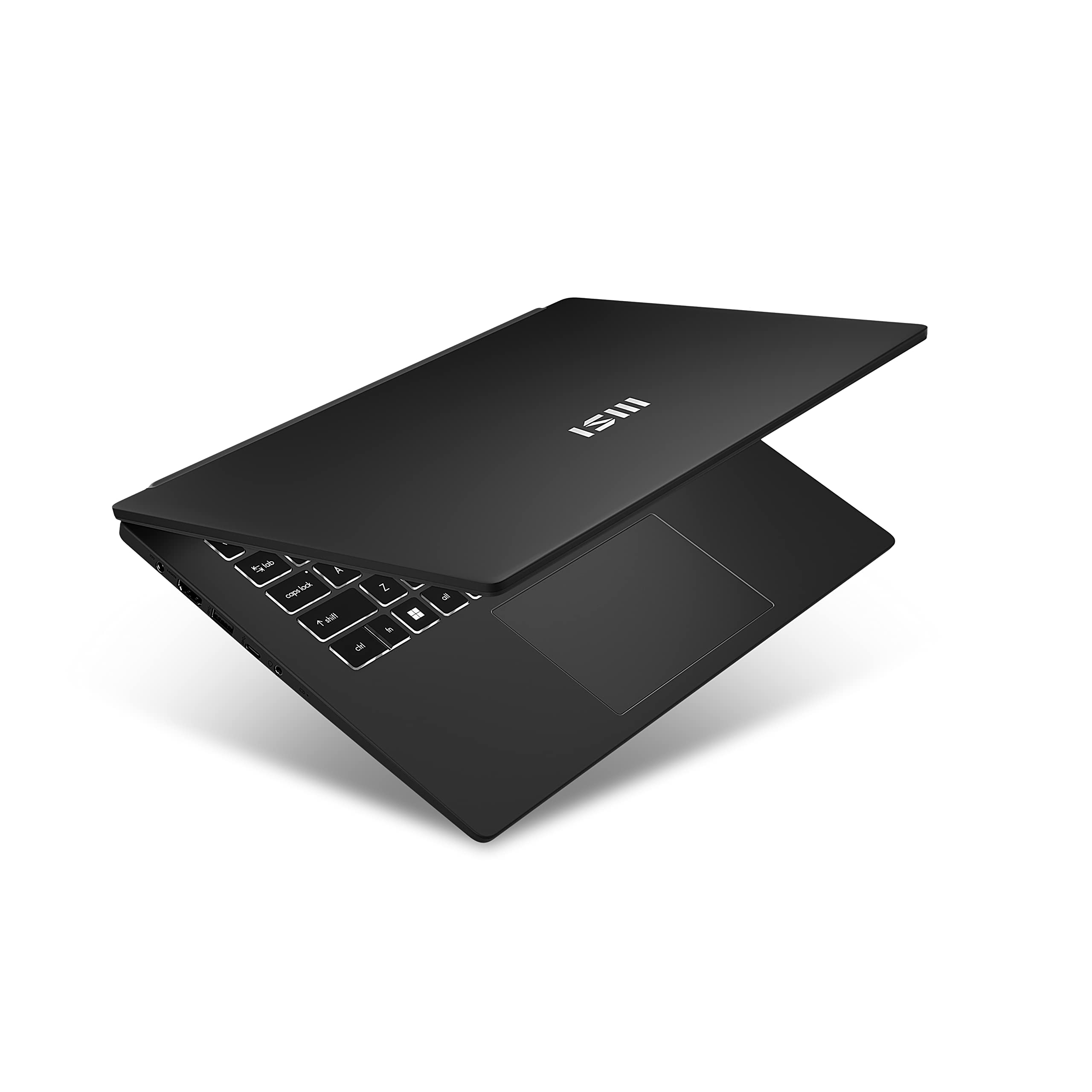 MSI Modern 14 C13M-613IT, Ordinateur Portable 14" FHD 60Hz, Intel i7-1355U, Intel Iris XE, RAM 16 Go DDR4 3200 MHz, 512 Go SSD PCIe3, WiFi 6, Win 11 Home, Disposition et Garantie ITA, Noir