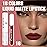 evpct 1Pcs Dark Red Liquid Matte Lipstick Lipgloss Set for Women, labiales mate 24 horas originales matte larga duracion 24 Hour Lipstick Lip Stains Long Lasting Waterproof 24, 16
