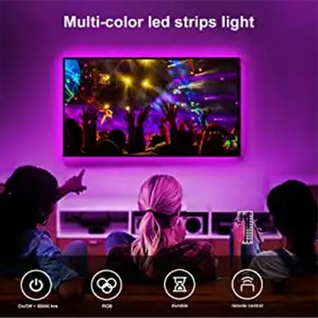 Retroilluminazione TV A LED, Striscia Luminosa A LED per Televisione, Retroilluminazione A LED TV da 6 M USB per TV, Retroilluminazione TV con Controllo App, Music SY con Microfono, Strisc, 1m