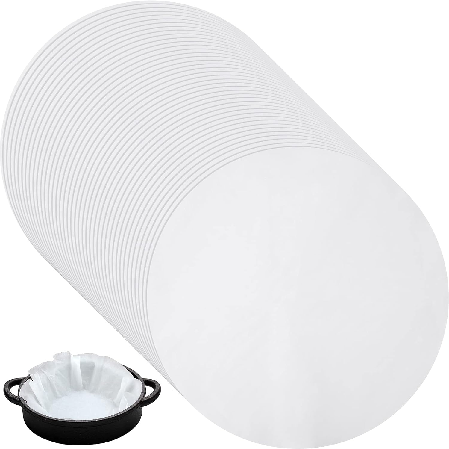 Round Parchment Paper 20 Inches Dutch Oven Liners