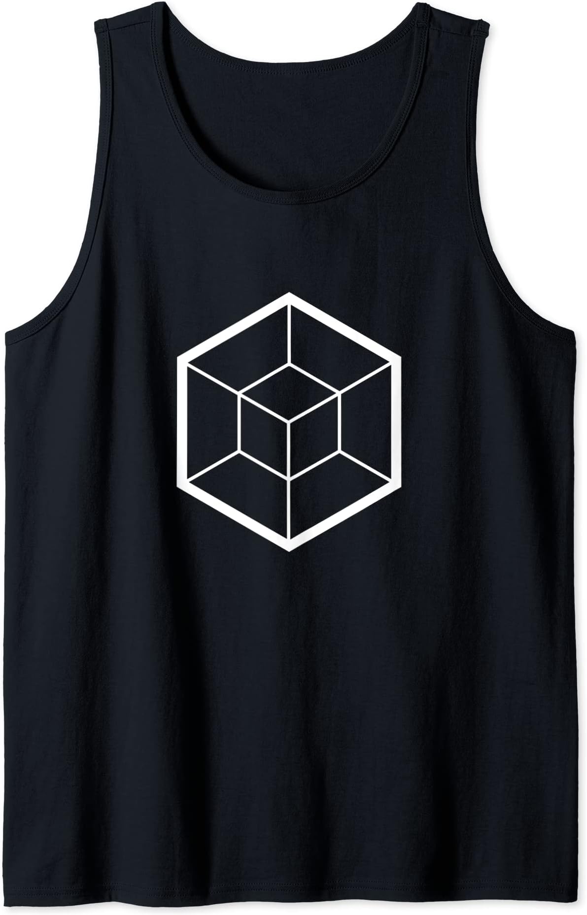 Tesseract Geometric Tank Top