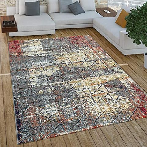 Alfombra Salón Desgastada Vintage Gris 2 Cover