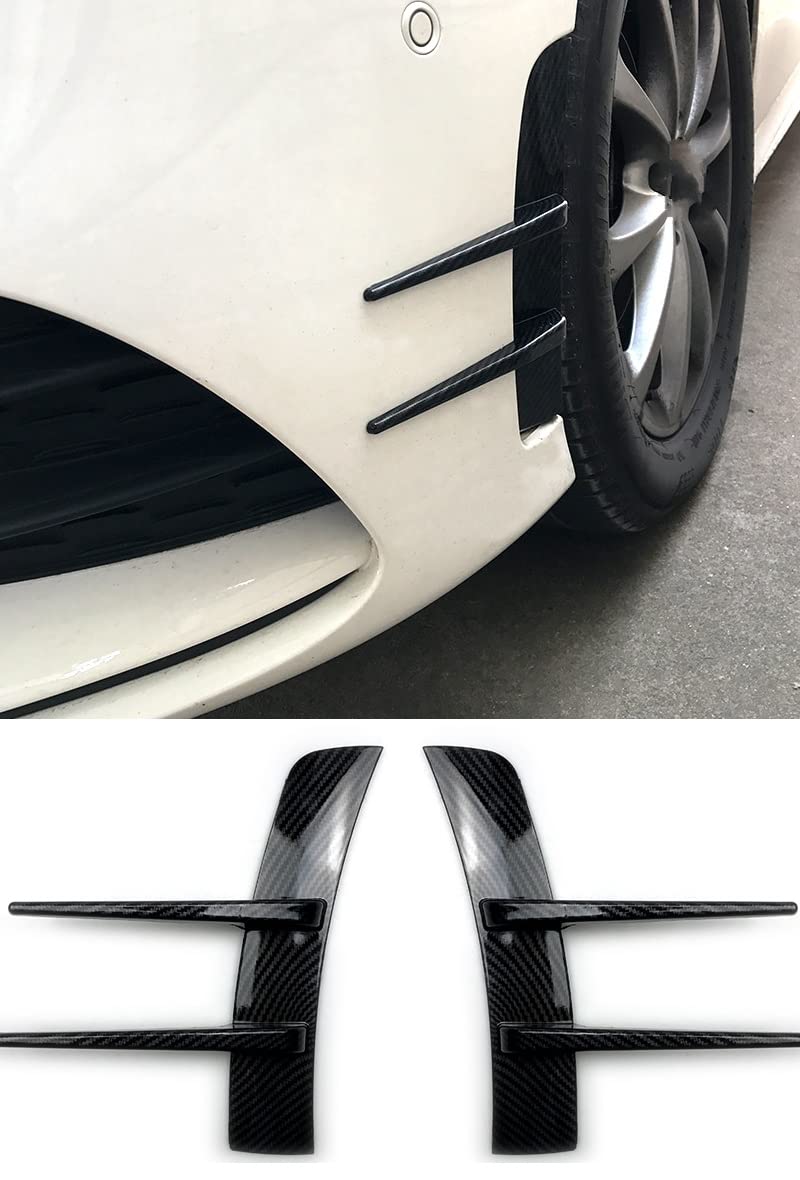Zderzaki Przednie Samochodu Wargi Odpowietrznik Wykończenia Spoiler Canards Splitter Car Styling Dla Mercedesa Dla Benz Klasy A W177 A180 A200 A220(Glossy Black)