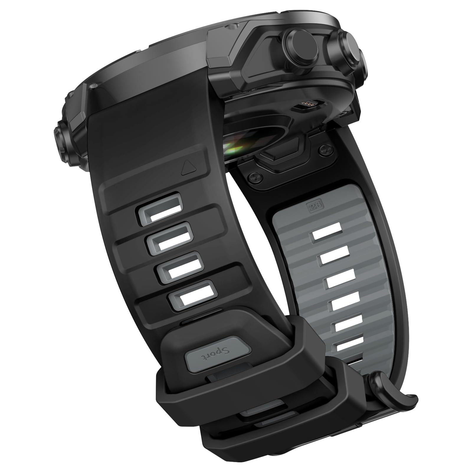OVERSTEP Armband für Garmin Fenix 5/Fenix 6/Fenix 7/Approach