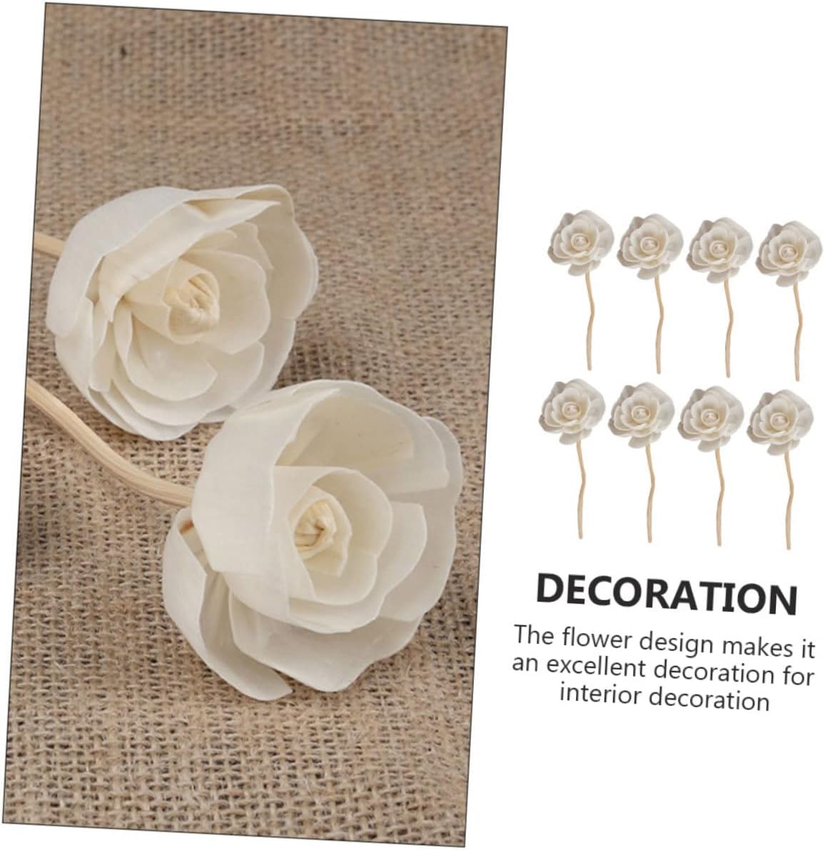 40pcs Rattans Natural Flower Diffuser Sticks for Handmade Fragrance Accessories for Home Decor and Relaxation