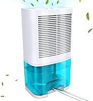 Levoair 68oz Quiet Portable Dehumidifier with 5ft Drain Hose for 650 sq ft - Home, Basement, Bathroom, RV, Closet