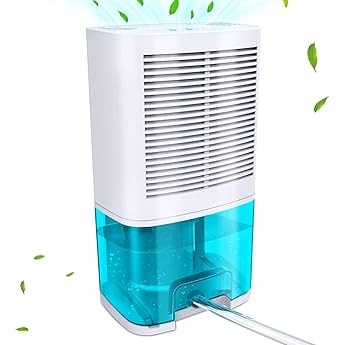 Dehumidifiers for Home 27oz Small Auto Shut off Dehumidifiers with Drain Hose,Po