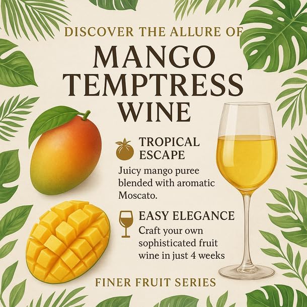 FWK Mango Temptress Mango Wine Kit - Finer Fruit Series