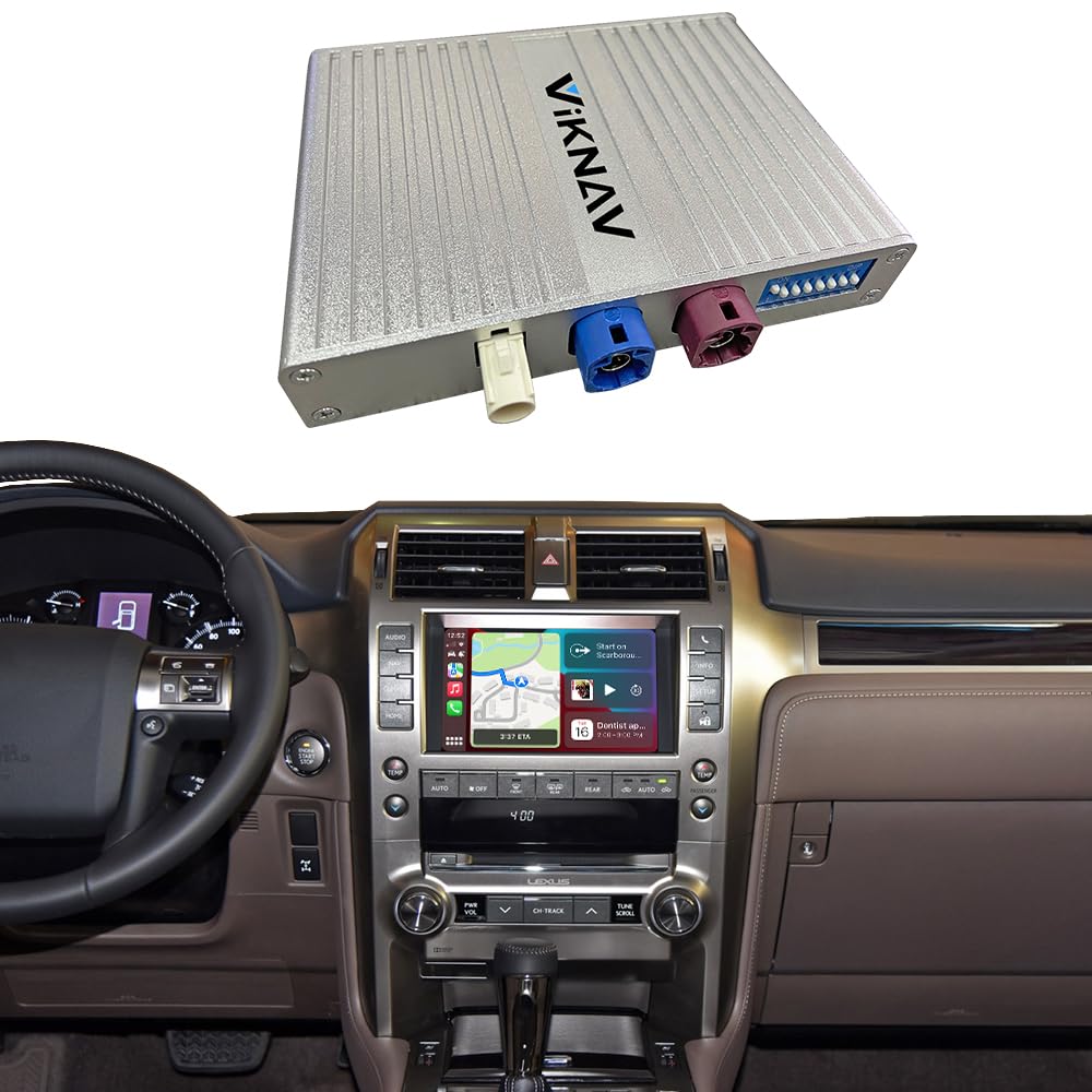 Linux Interface Box for Lexus GX 2014-2020 Wireless CarPlay Android Auto Fit for Original Car Radio Upgrade GPS Navigation