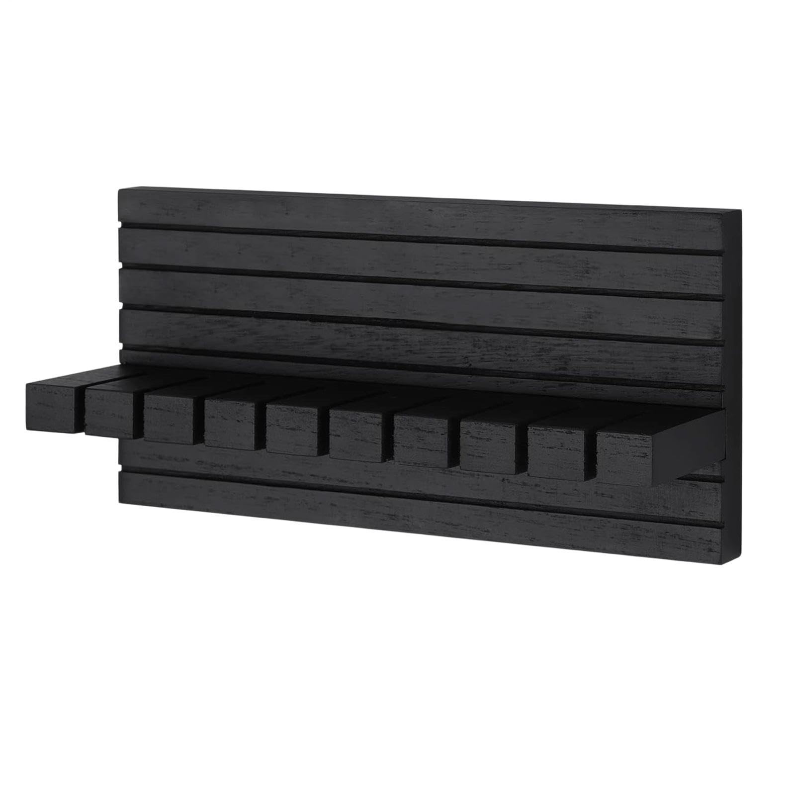 Organisateur de ceinture en bois noble | Support mural robuste et élégant pour dressing