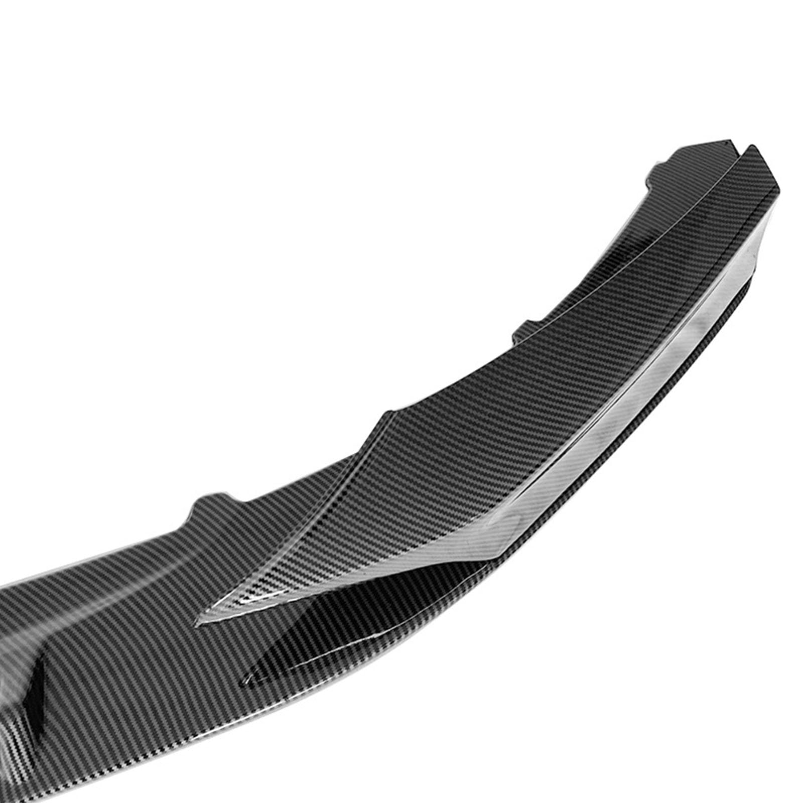 Kompatibel mit BMW 1 Series F20 Early Sport M135i MP Style 2012-2014, Frontstoßstangen-Spoilerlippe, Auto-Unterkörper-Kit-Splitter, B Carbon Fiber Look
