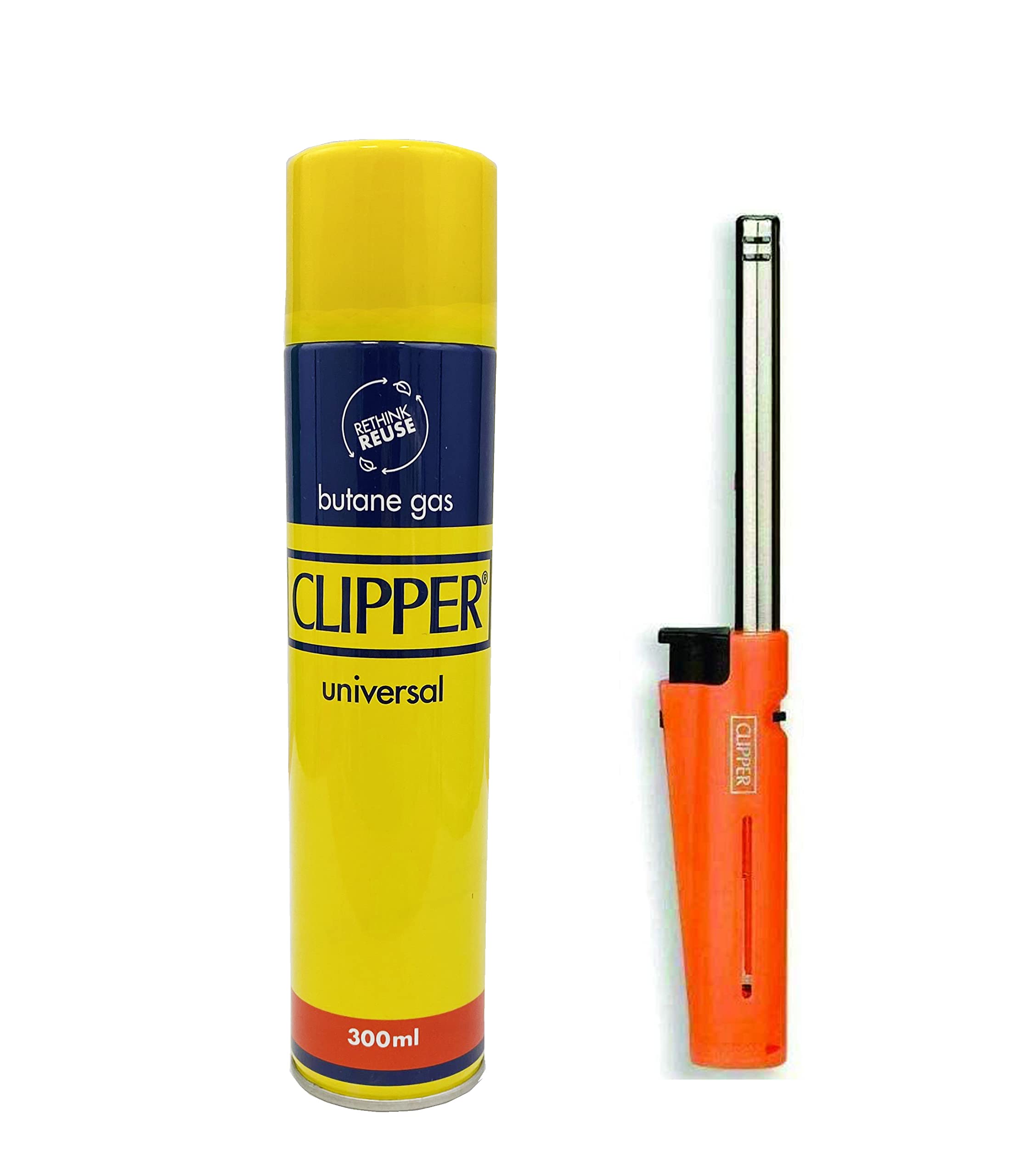 Karrma Ltd. Karrma | Clipper Gas With Clipper Tube Lighter | Clipper Gas Compatible With All Lighters | Bbq, Candle, Camping, Gas, Kitchen, Cooking Lighter Size 1