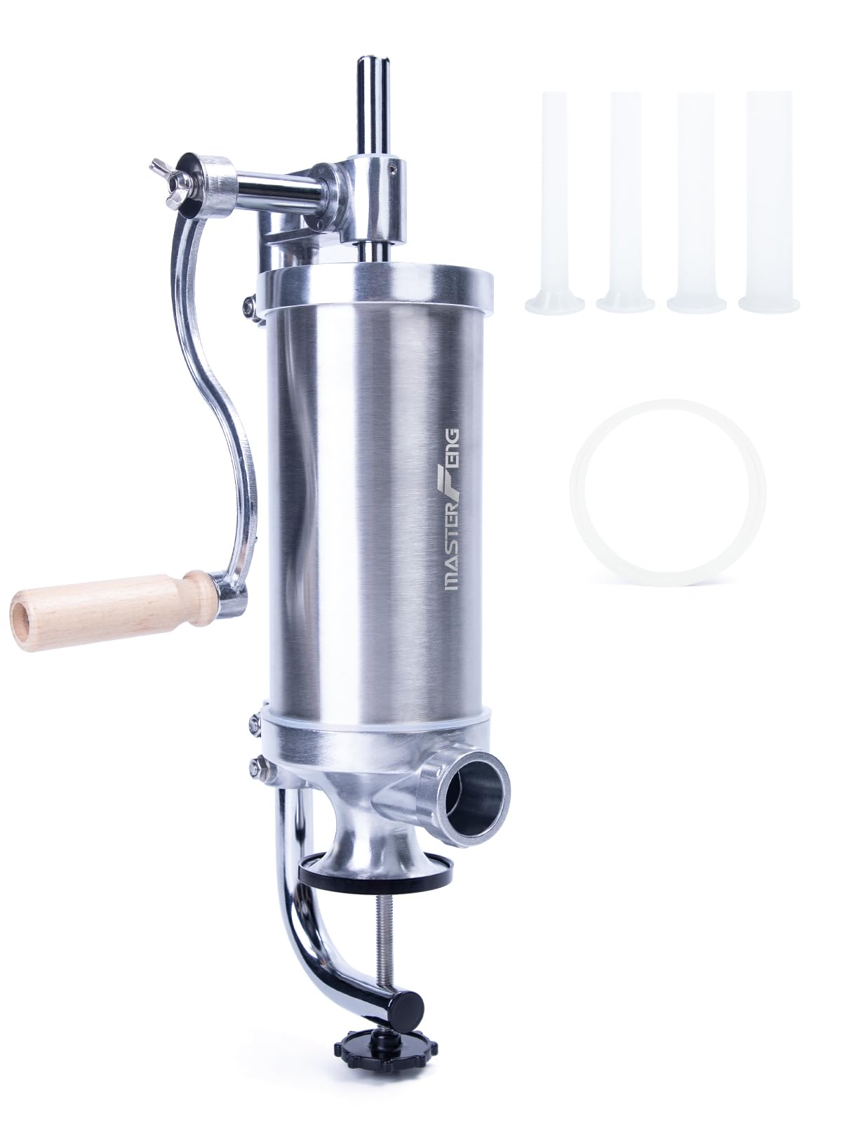 MASTER FENG Sausage Stuffer, Homemade Manual Sausage Maker, Meat Filling Machine (V25-4100)