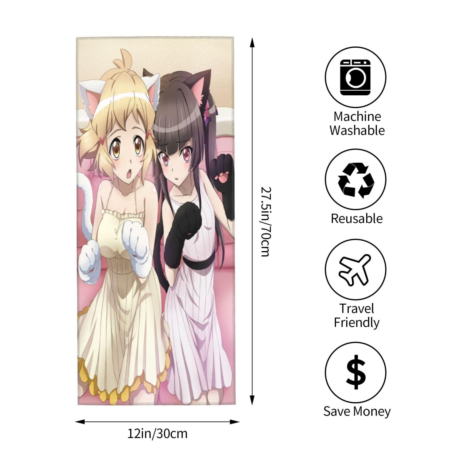 Amazon｜立花 響 暁 切歌 戦姫絶唱シンフォギア タオル フェイスタオル 