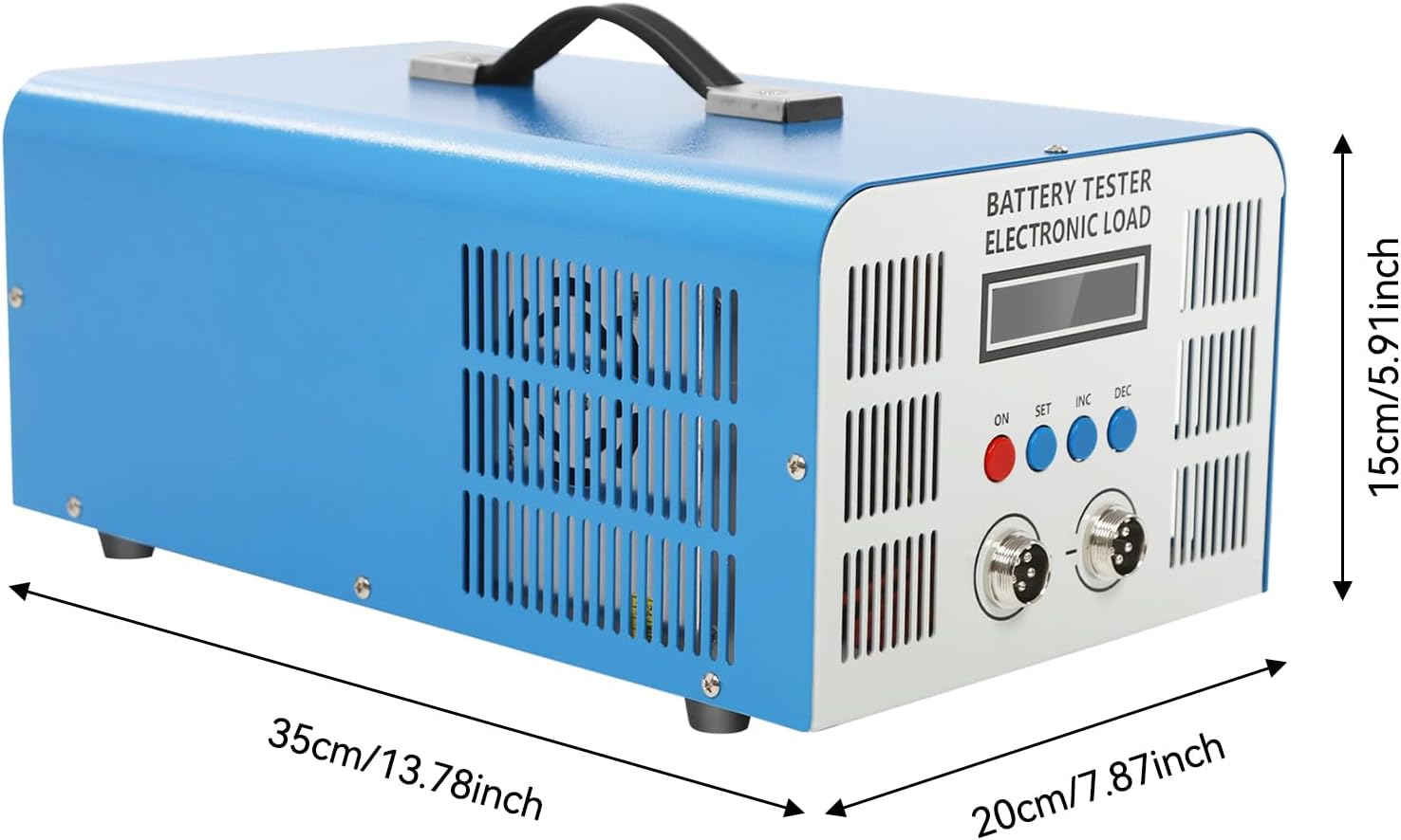 Programmable DC Power Distribution Unit with Capacity Testing Function, 0-5V 40A 200W Adjustable Discharge Charger for Battery Analyzer (Li-ion, Ni-Cd, 18650)