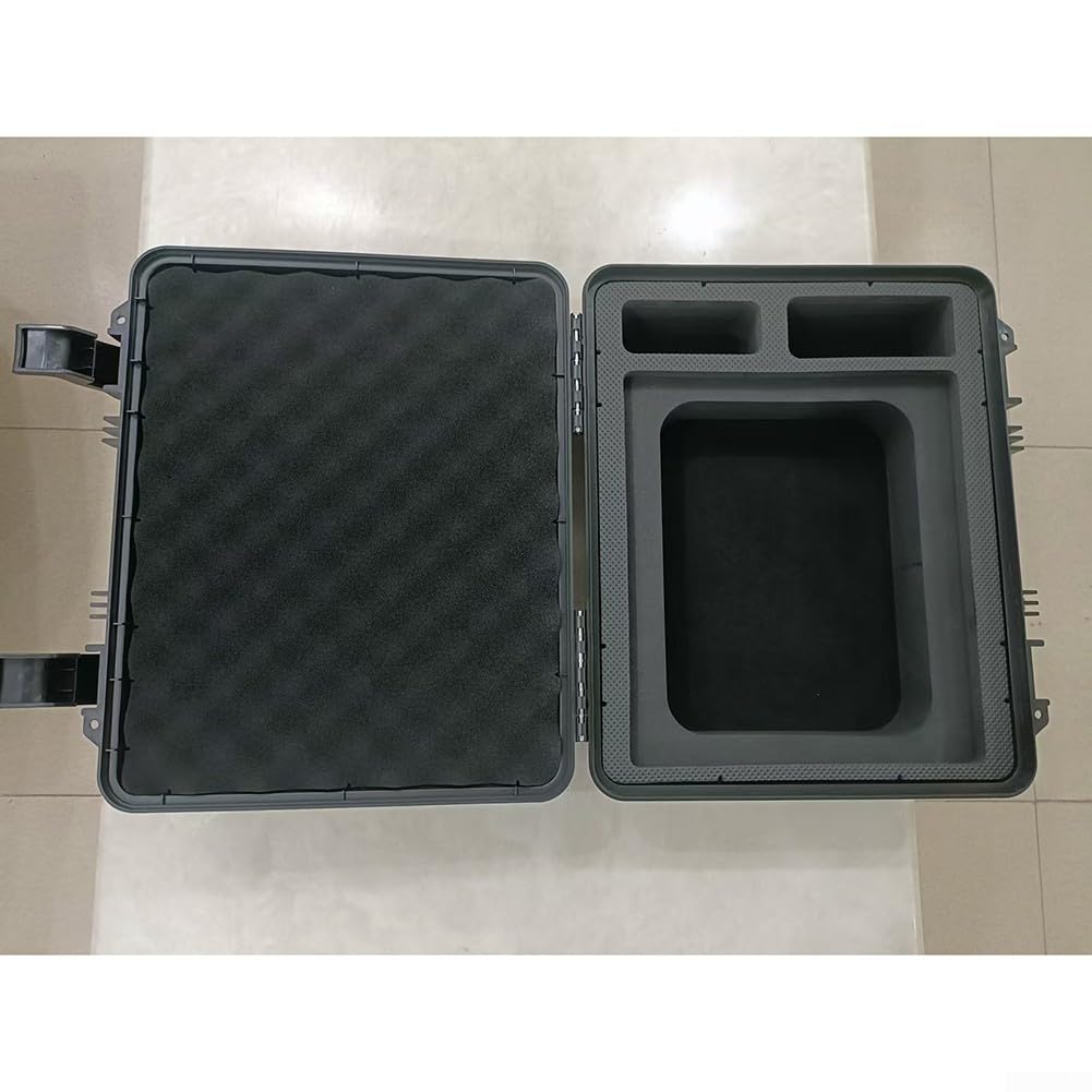 Starlink per mini custodia da viaggio rigida EVA - antiurto IP67 impermeabile borsa da trasporto per parabola satellitare treppiedi cavi schiuma su misura 41 x 36 x 12 cm