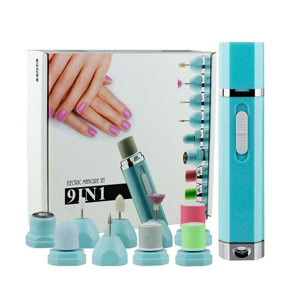 9 in 1 Electric Nail File Buffer Nail Polisher