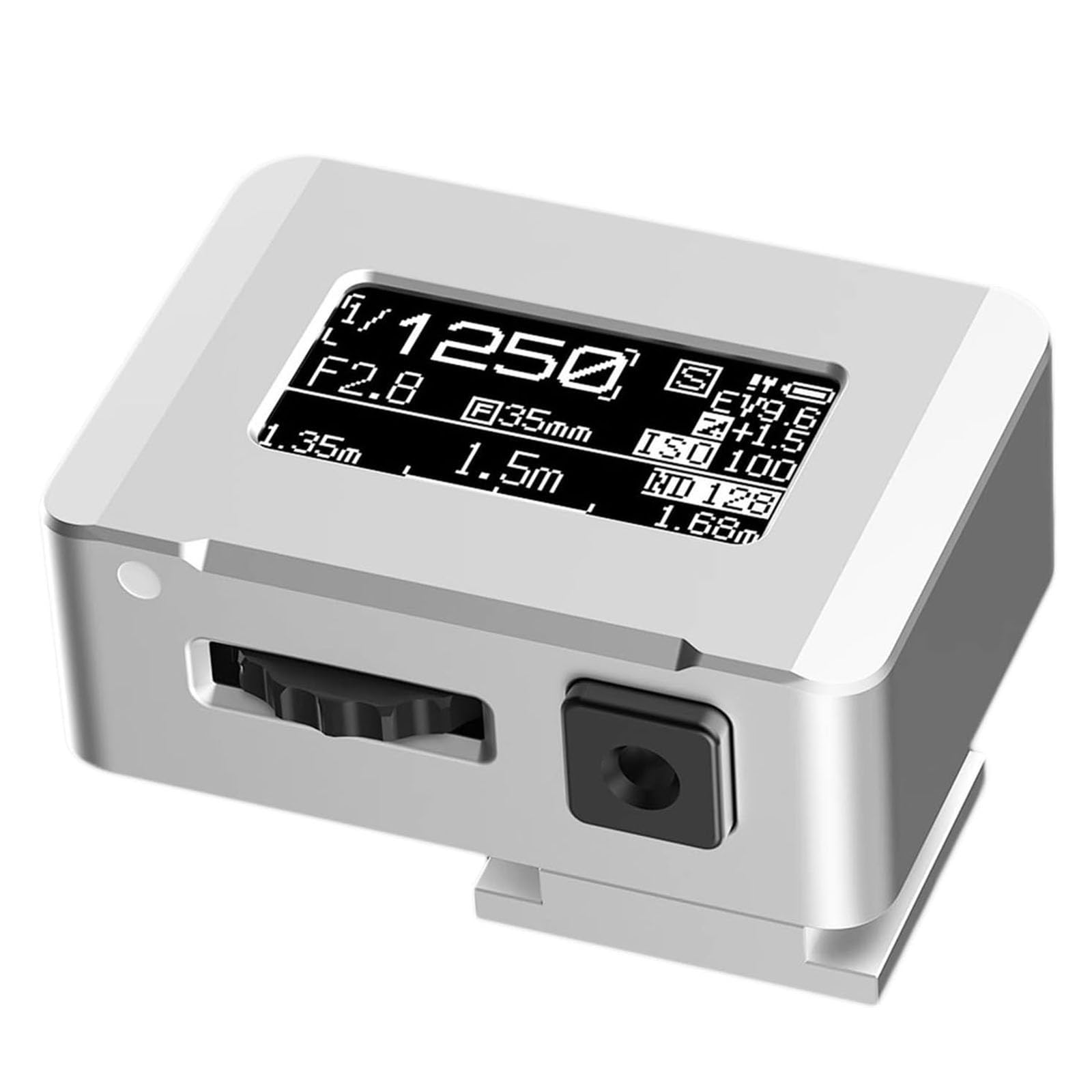 Fotómetro fotográfico OLED con ajuste de ISO y apertura para cámaras vintage