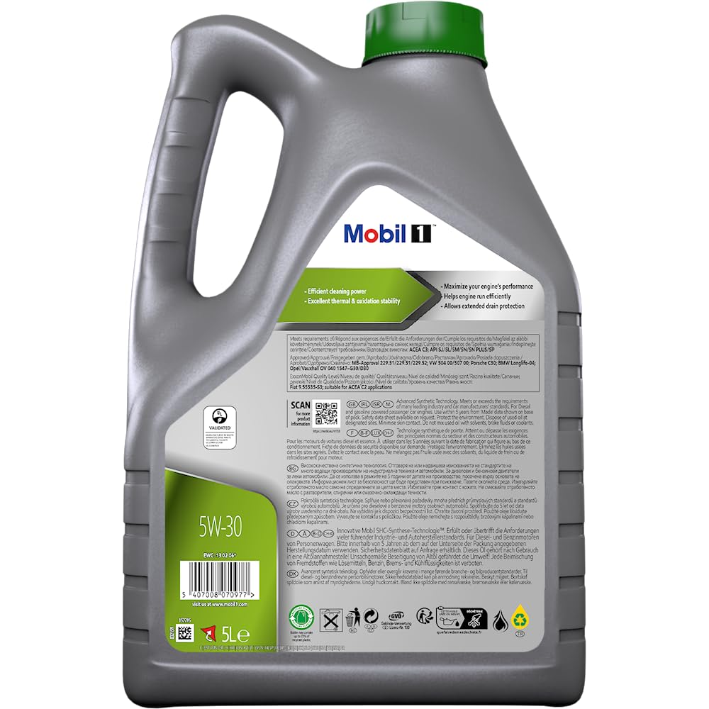 Mobil 1 ESP Formula 151055 5W30 Fully Synthetic Motor Oil 5L