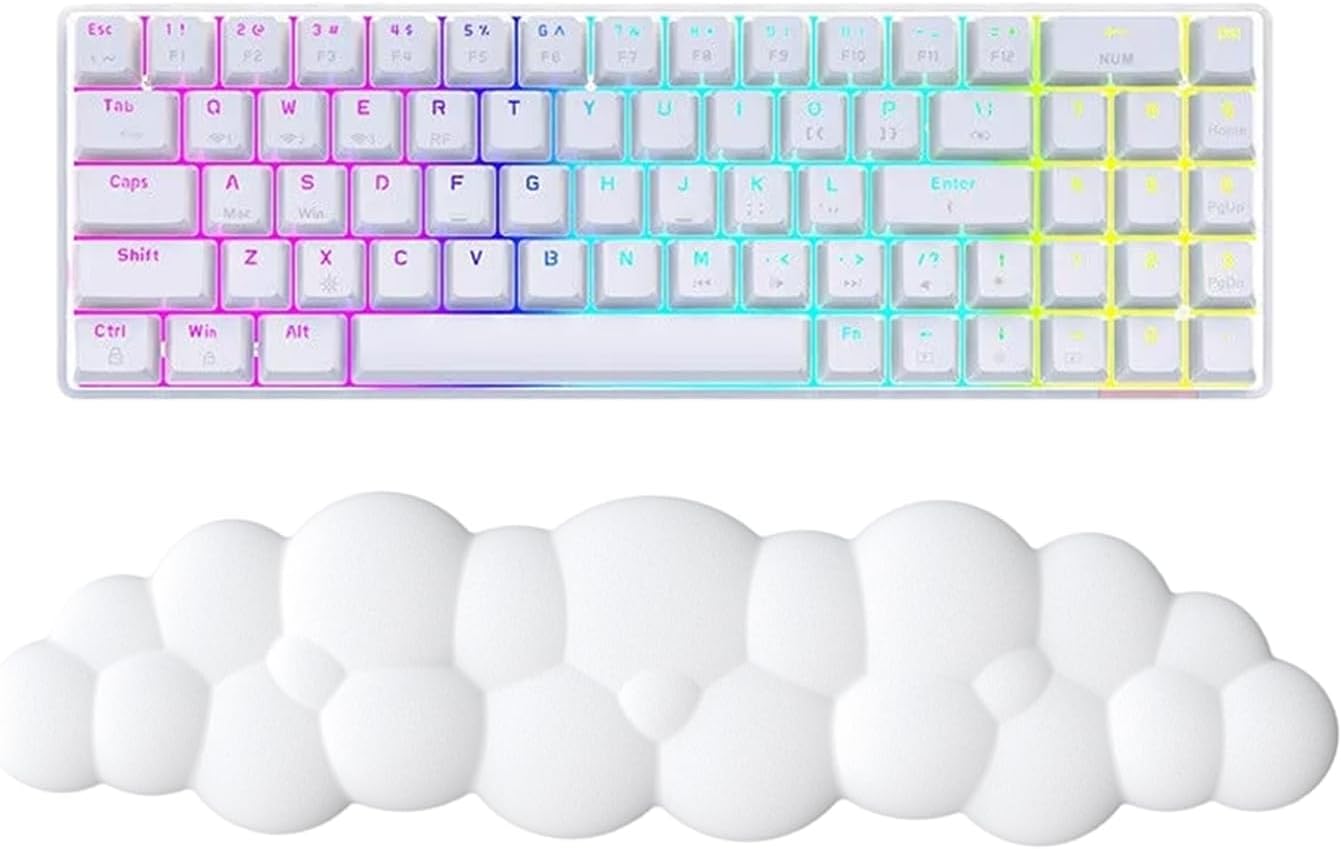 Cloud Wrist Rest Keyboard, Upgraded Resilient Memory Foam