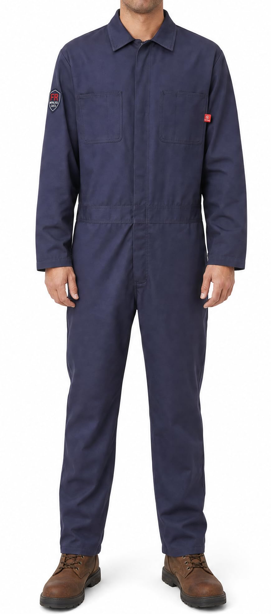 Ousafeve FR Coverall High Visibility with FR Reflective Tape Fire Suit