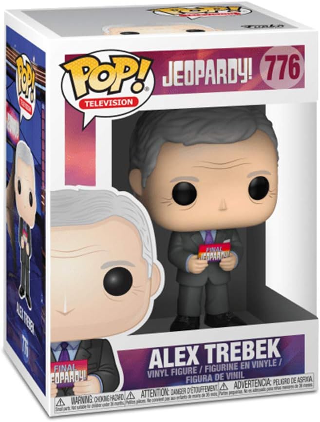 Funko Pop! TV: Jeopardy - Alex Trebek (Styles May Vary), Multicolor