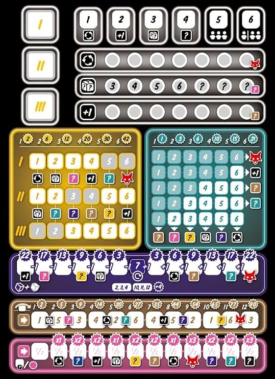 Schmidt Spiele 49384 Clever hoch DREI, dice Game from The Series Klein & Fein