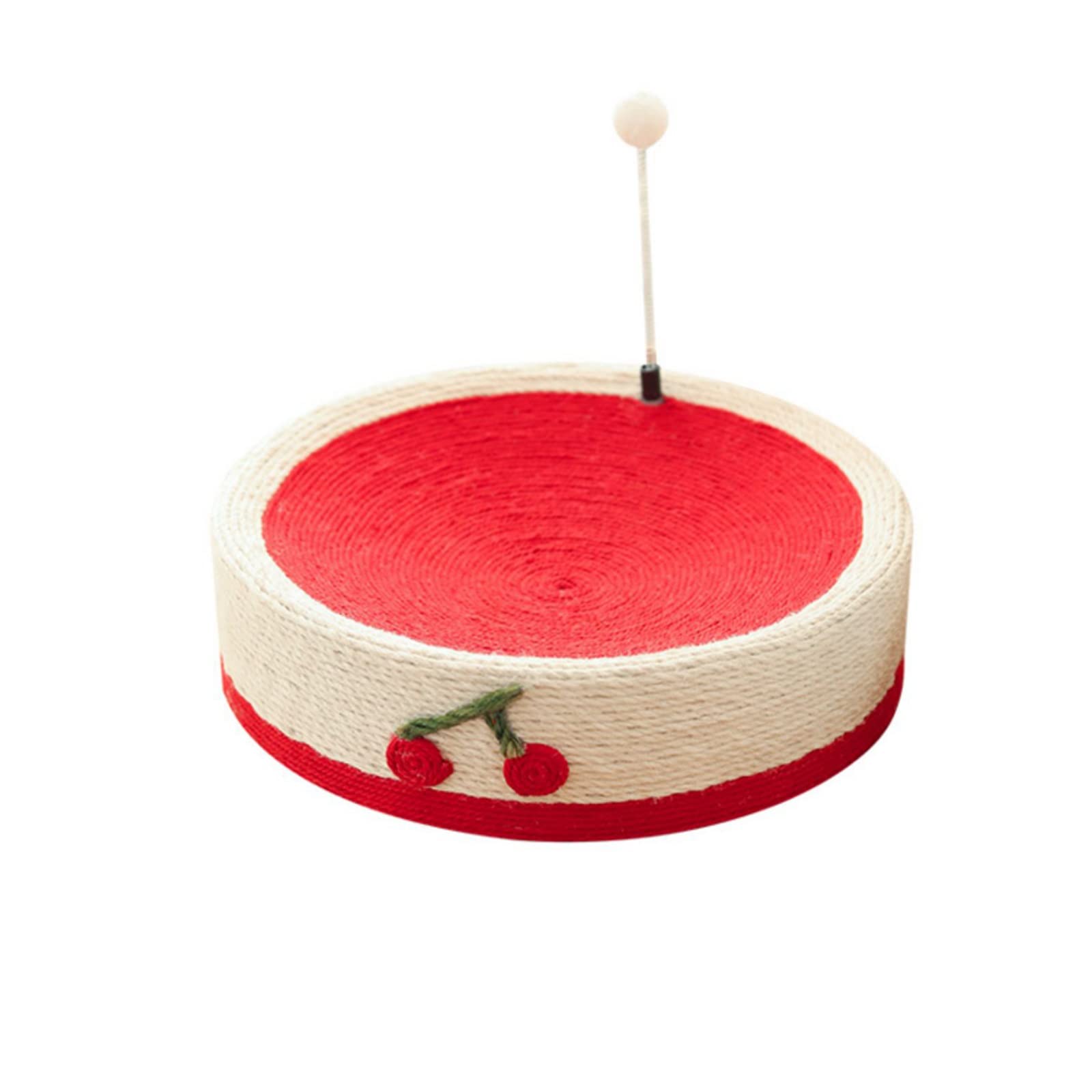 Rascador de cartón Arena for gatos, tabla for rascar gatos, extra grande resistente al desgaste, sin desprendimiento, placa redonda for garras de gato de sisal, suministros for juguetes for gatos Jugu