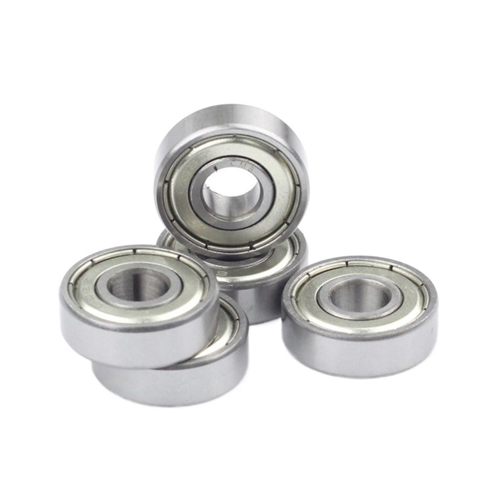IEUMJNAT Bimetal Seal Shield Micro deep Groove Bearing 10pcs 624ZZ 4x13x5mm ABEC-1 Deep Ball Chrome Steel Miniature Bearings