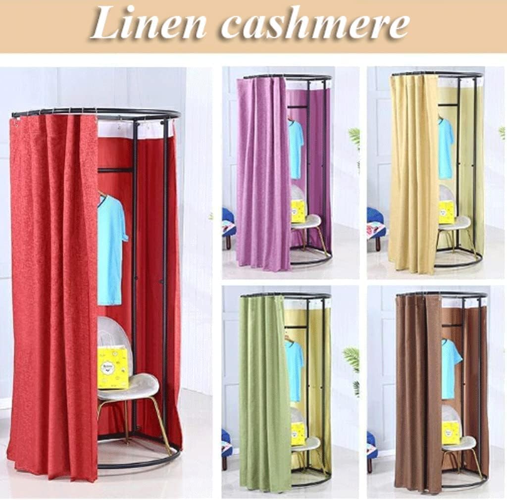 Dressing Room Small Clothing Store Fitting Room Portable Fitting Room, Mobile Clothing Store Fitting Room Large Space can accommodate 3-4 People DIY Temporary Fitting Room Mobile Fitting Room