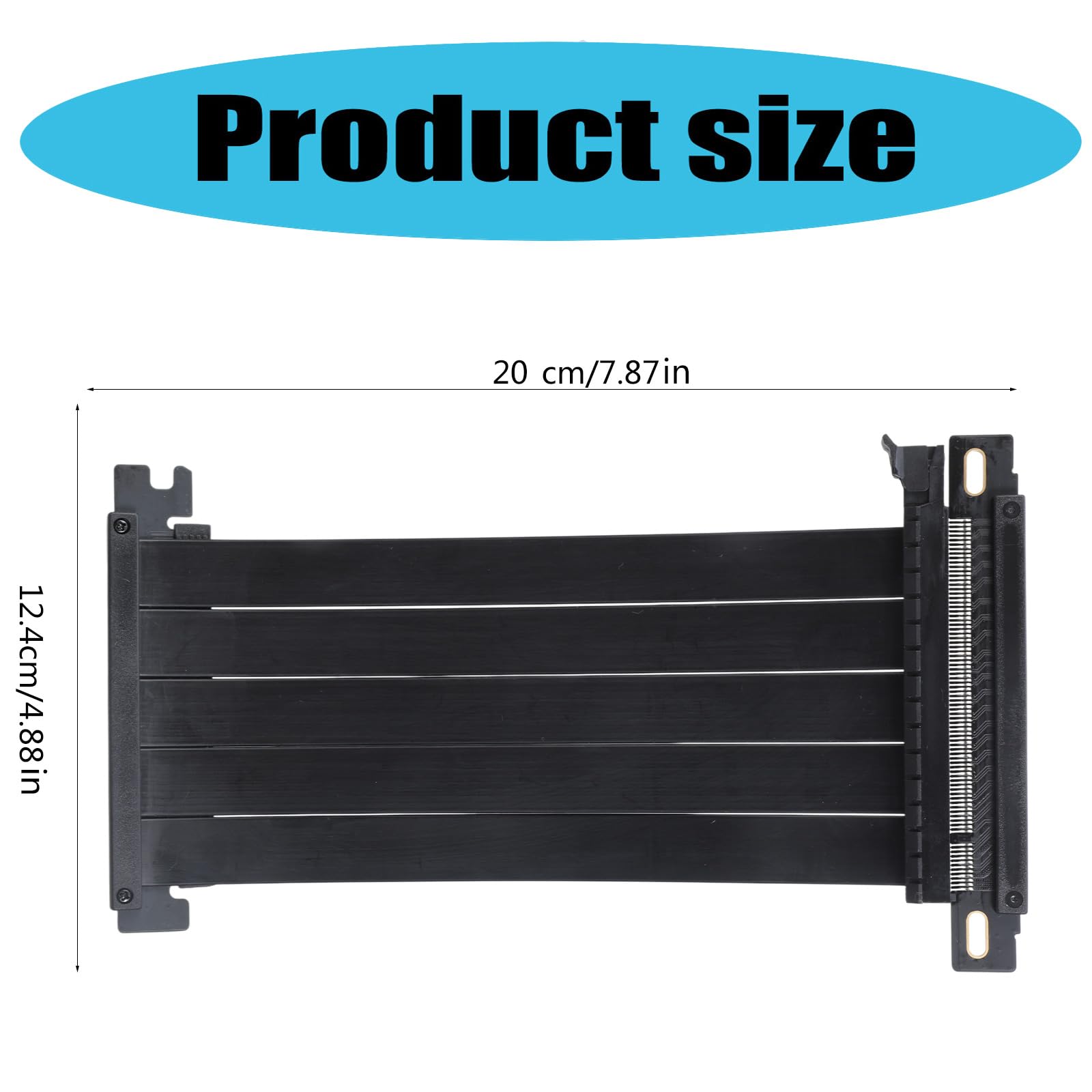 Reverse Express X16 Cavo Scheda Grafica GPU ITX A4 Case PCIe 4 Cavo Prolunga