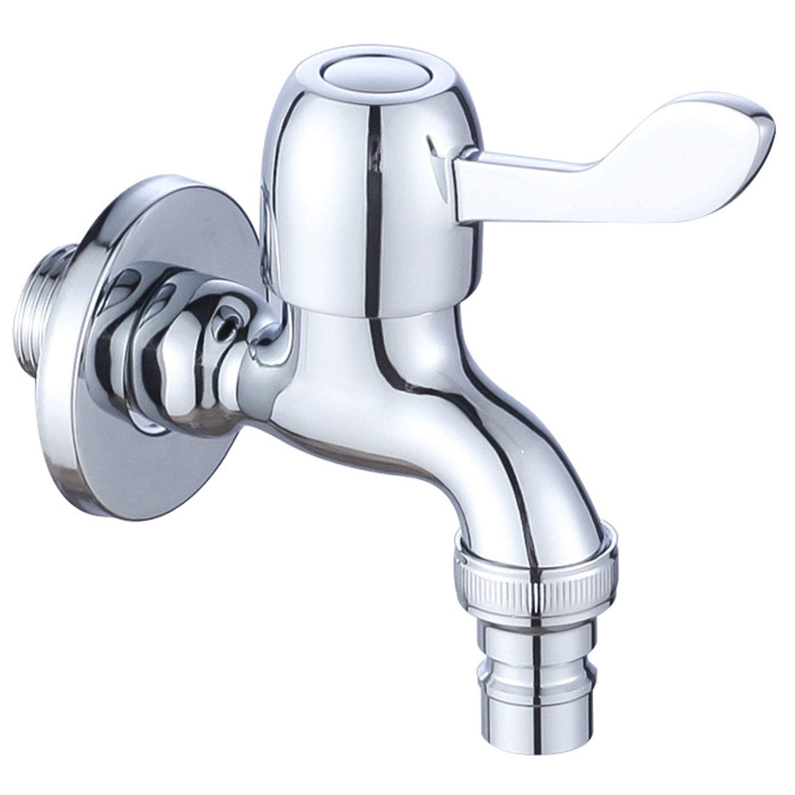 Robinet d'évier traditionnel argenté p pour alimentation eau froide cuisine
