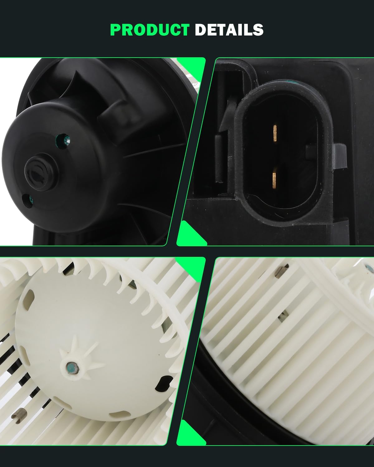 Air Conditioner Blower Motor Fits for 1999-2004 for Oldsmobile Alero, 1997-2003 for Chevy for Malibu, 52498951 HVAC Blower Motor Fan Assembly