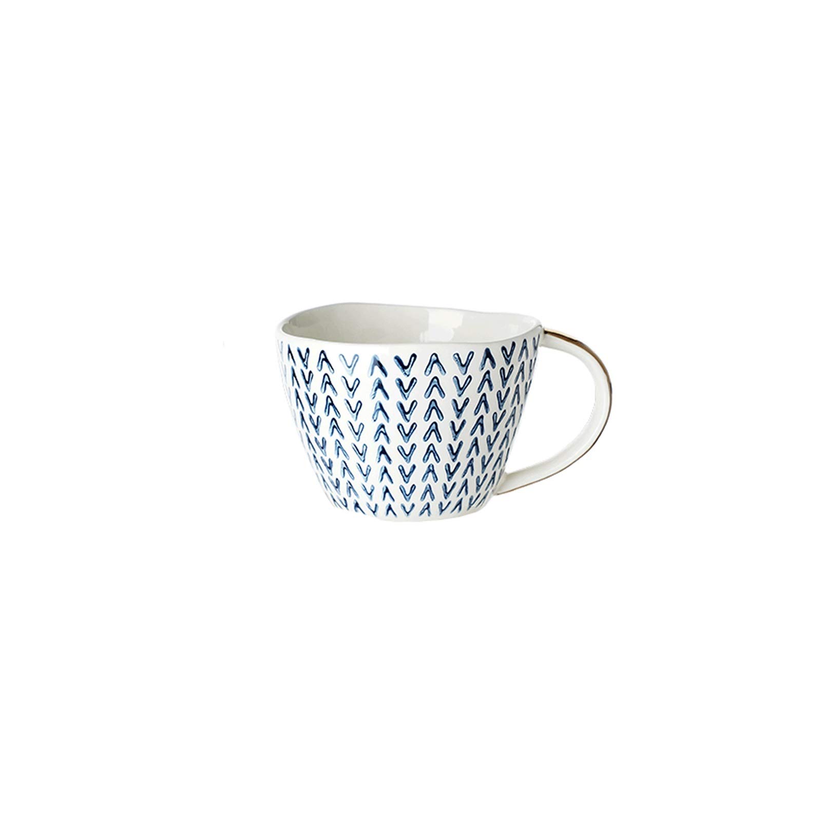 Kaffeetasse, Retro-Keramik-Teetasse, Phnom Penh, unregelmäßiges Frühstück, Haferflocken, Becherboden, glatter Hochtemperatur-Trinkbecher (B)
