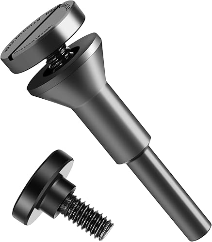 SI FANG Mandril de montaje de 3/8 pulgadas y orificio de eje de 1/4 pulgadas, compatible con cuchilla de discos de corte de rueda de corte, soporte