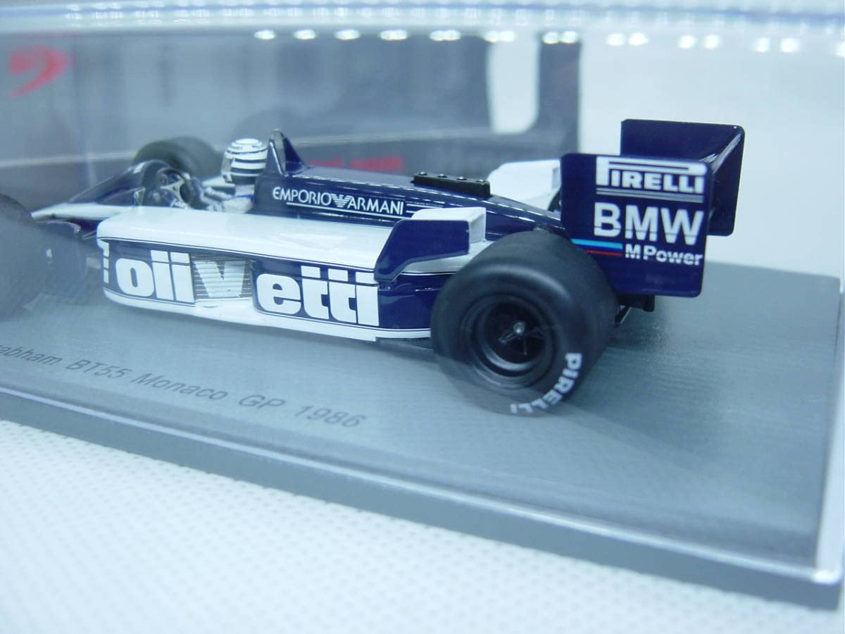 Amazon | spark 1/43 Brabham BT55 Monaco GP 1986#7 Riccardo