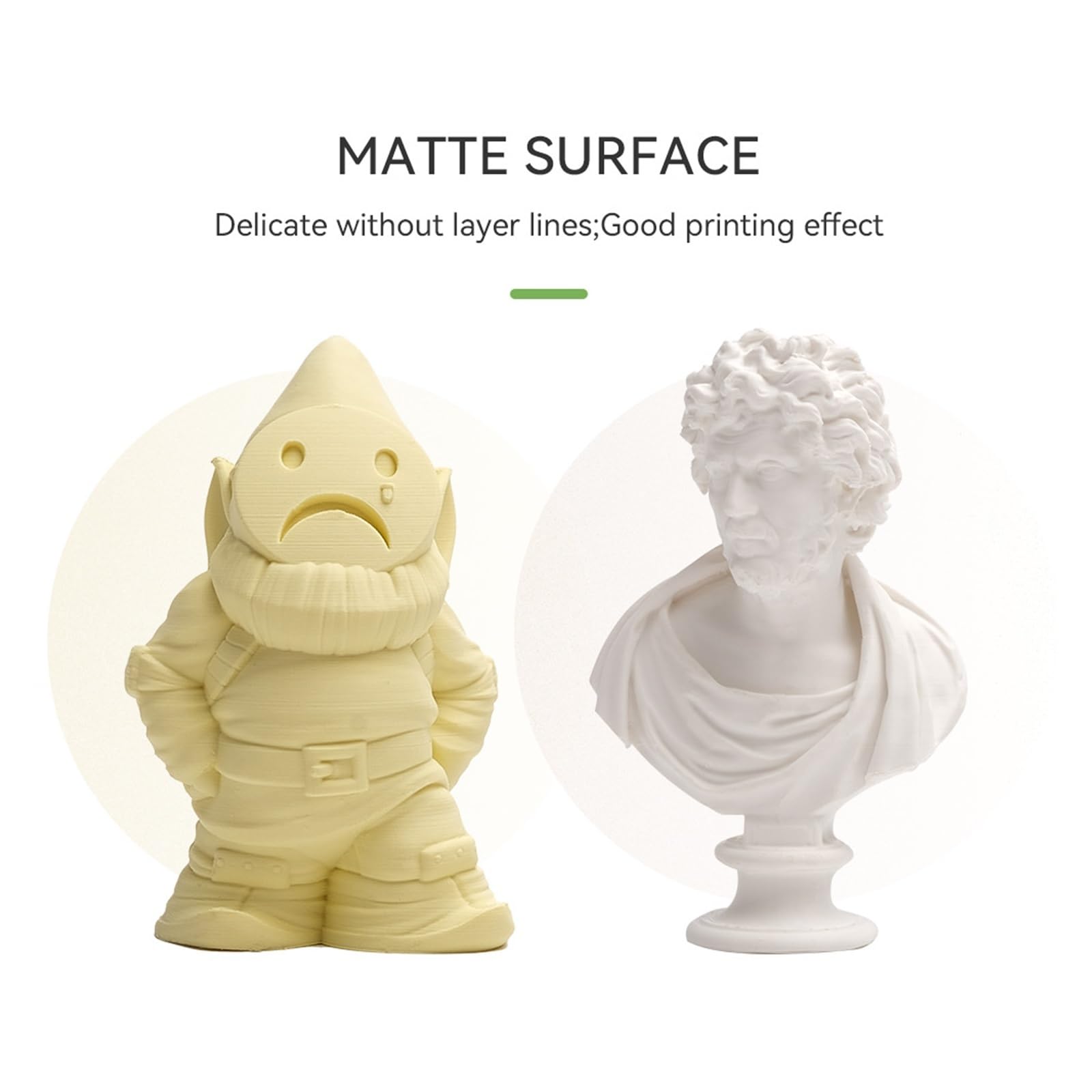 Filament do drukarek 3D, PLA Matte 1,75 mm KG (2,2 LBS) szpula, włókno do drukarki 3D, materiał druku drukarek Matowy(Morandi Purple)