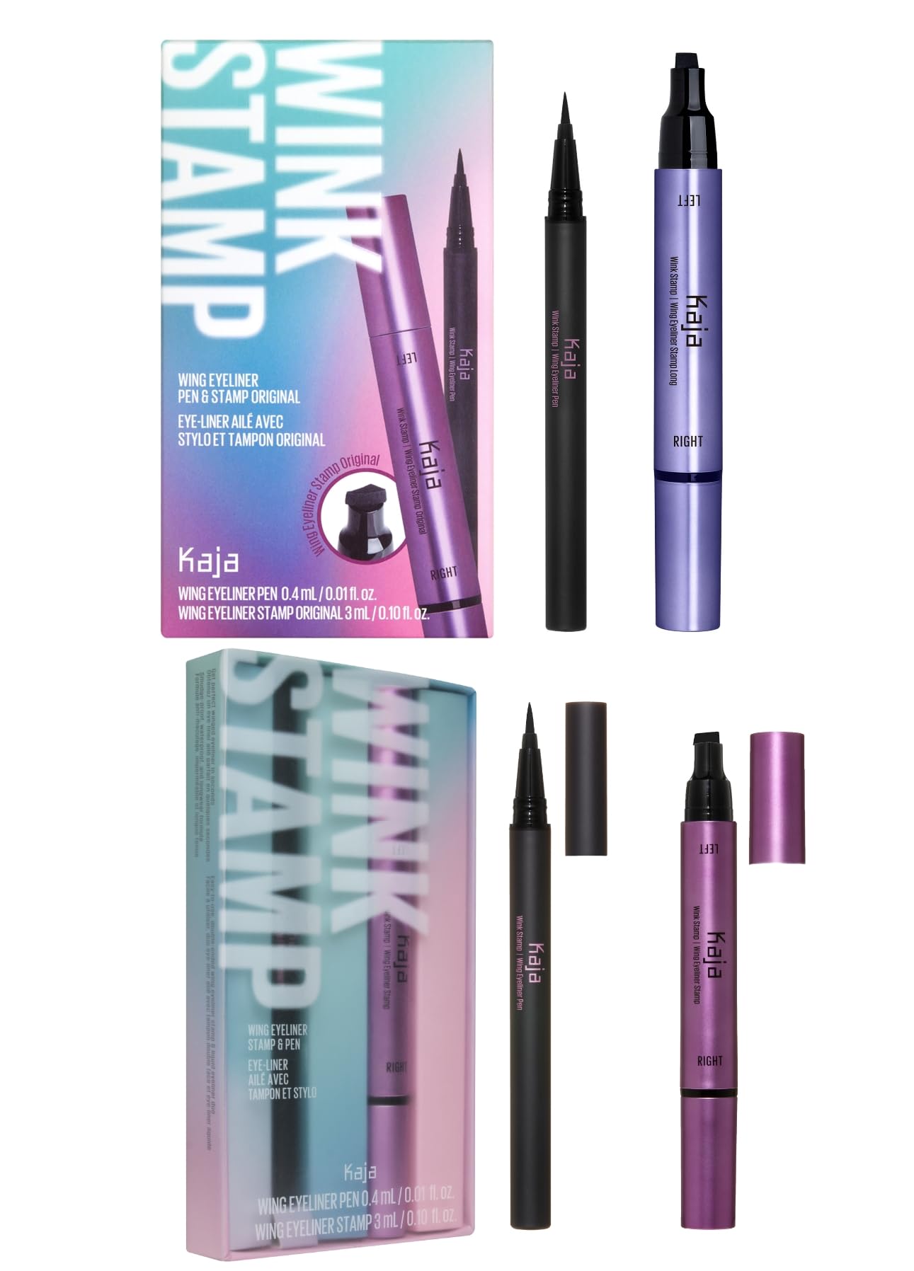 Kaja Winged Eyeliner Pen - Wink Stamp Wink Stamp Wing Eyeliner Pen Stamp Long Bundle