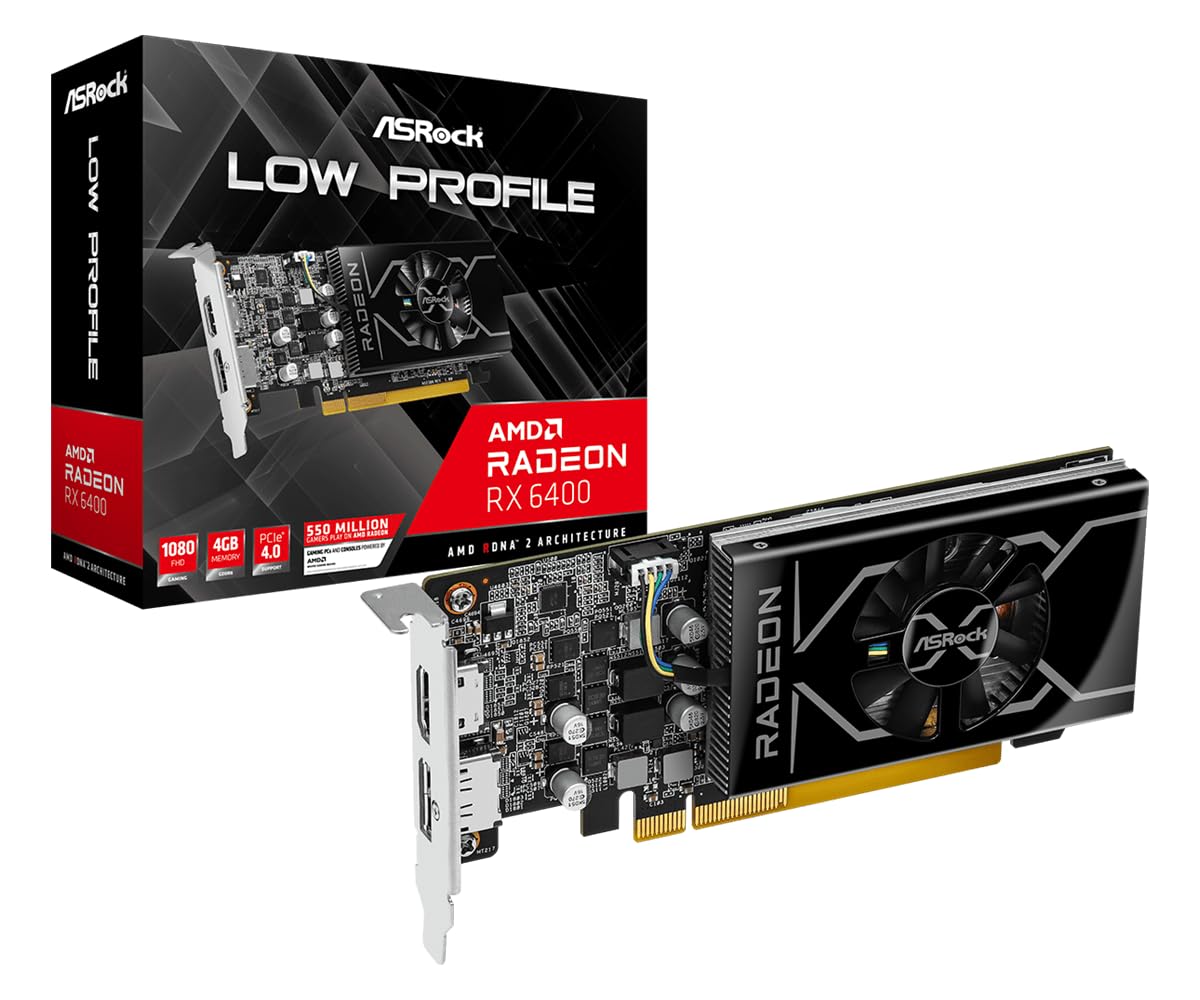 ASRock Radeon RX6400 GDDR6 4GB グラフィックボード