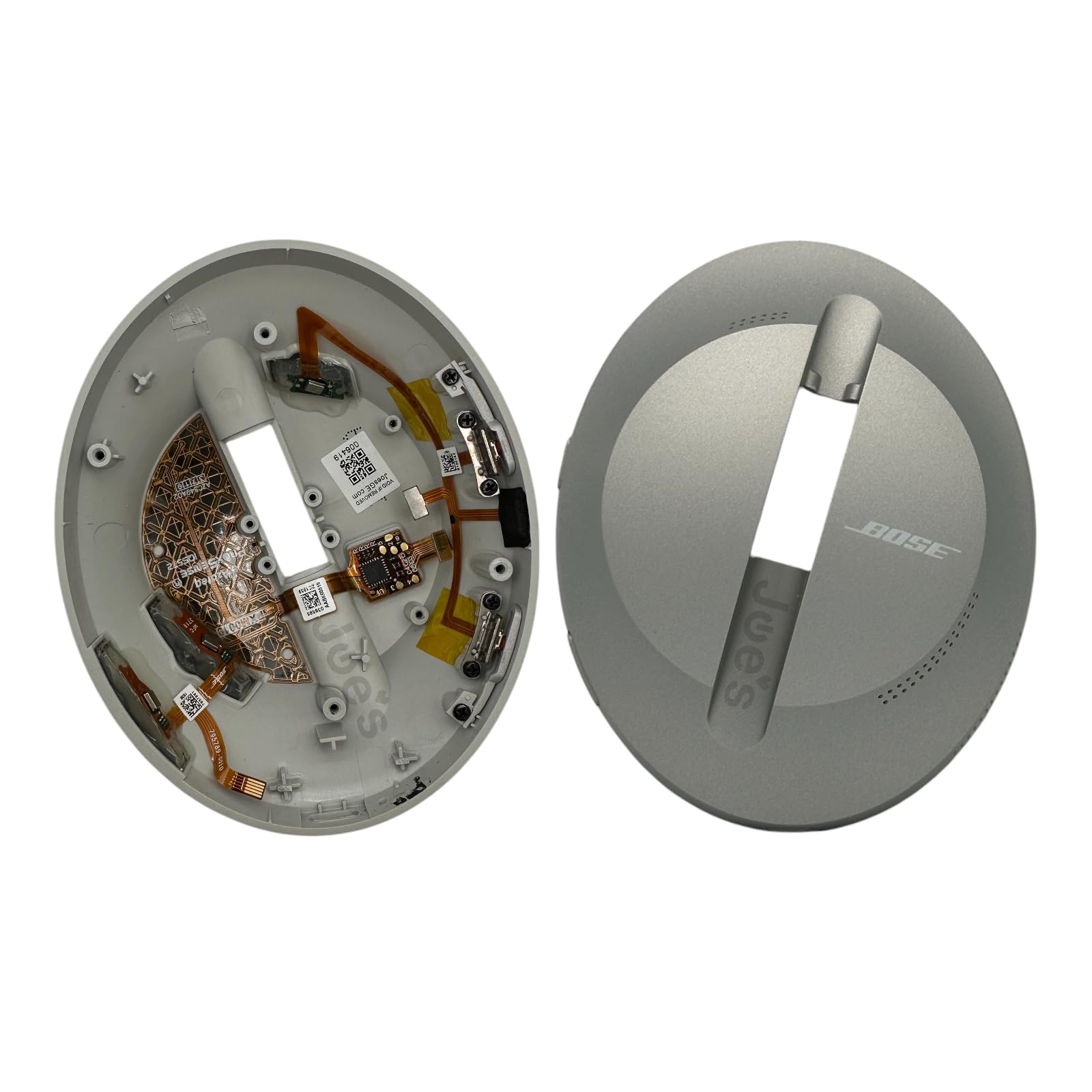 Replacement Parts Compatible with Bose Noise Cancelling Headphones 700, NC700 Circuit Board Components ((Silver) Right Outside Speaker Shell, Grade A- - Very Good)