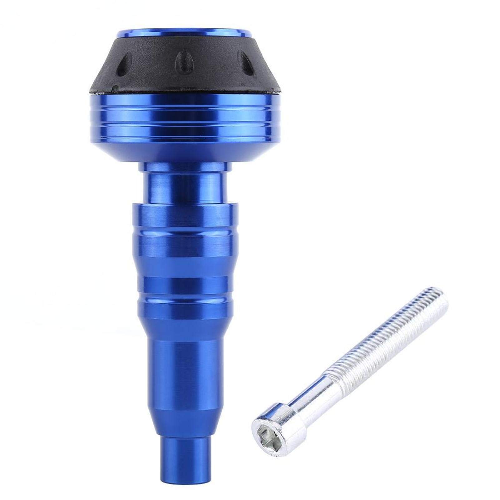 Moto Cadre Slider, 8MM Crash Curseur Protecteur de Moto 14.5cm/5.7 '' Alliage D'aluminium Sliders de Protection Anti-chute de Moteur Universel(Bleu)